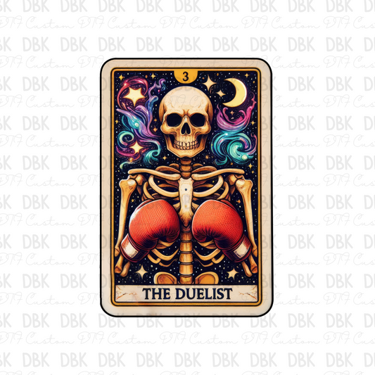 The duelist tarot card DTF transfer