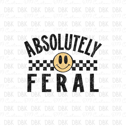 Absolutely Feral DTF Transfer