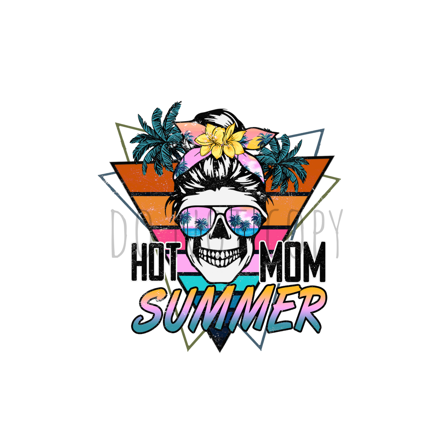 Hot Mom Summer DTF Transfer S34