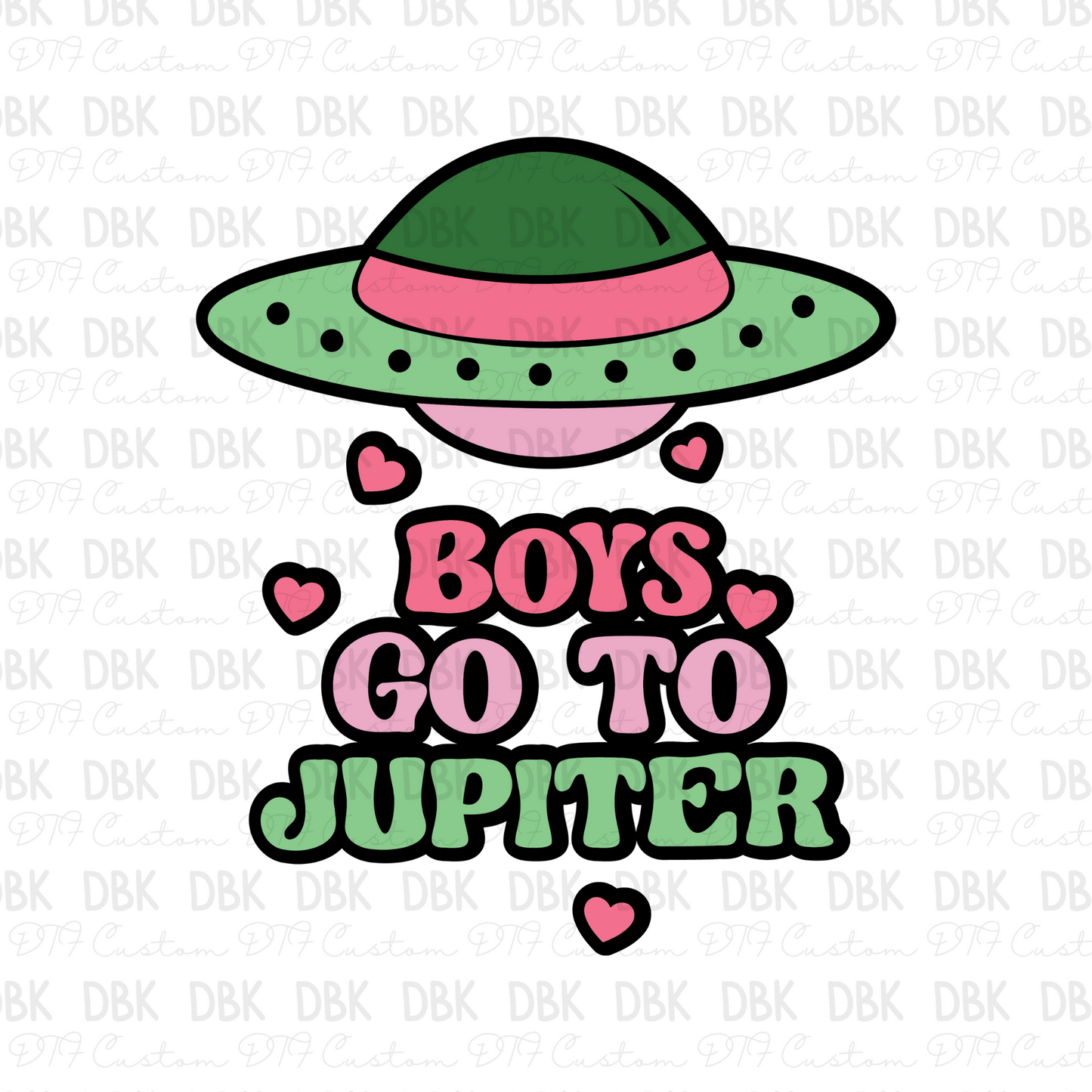 Boys go to Jupiter DTF transfer J43