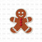 Gingerbread Man DTF transfer B303