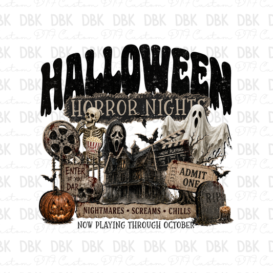 Halloween Horror Nights DTF Transfer H360