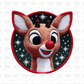 Christmas Deer DTF Transfer B256