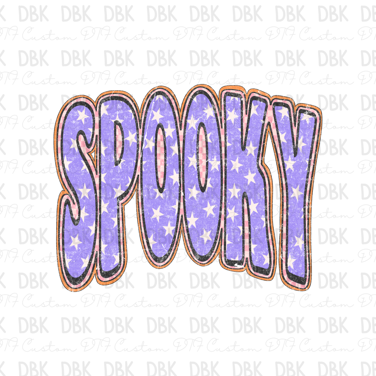 Spooky DTF Transfer H362