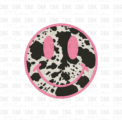 Smiley DTF transfer B369