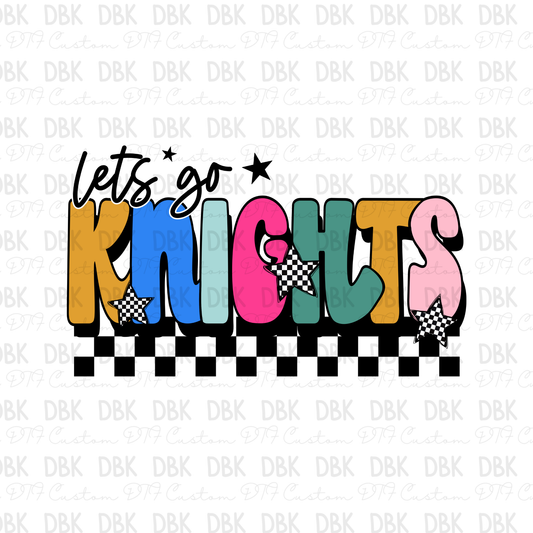 Knights DTF Transfer