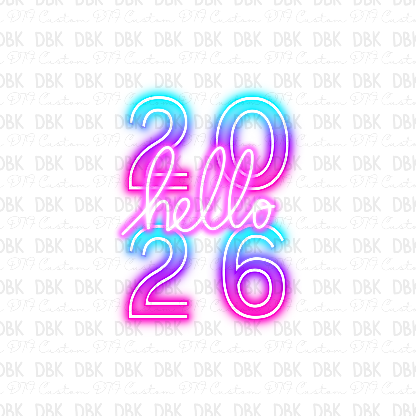 Hello 2026 DTF Transfer