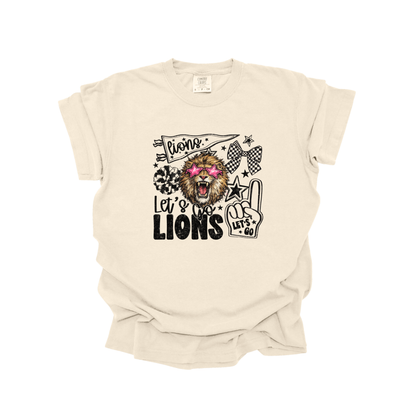 Lets go Lions DTF Transfer