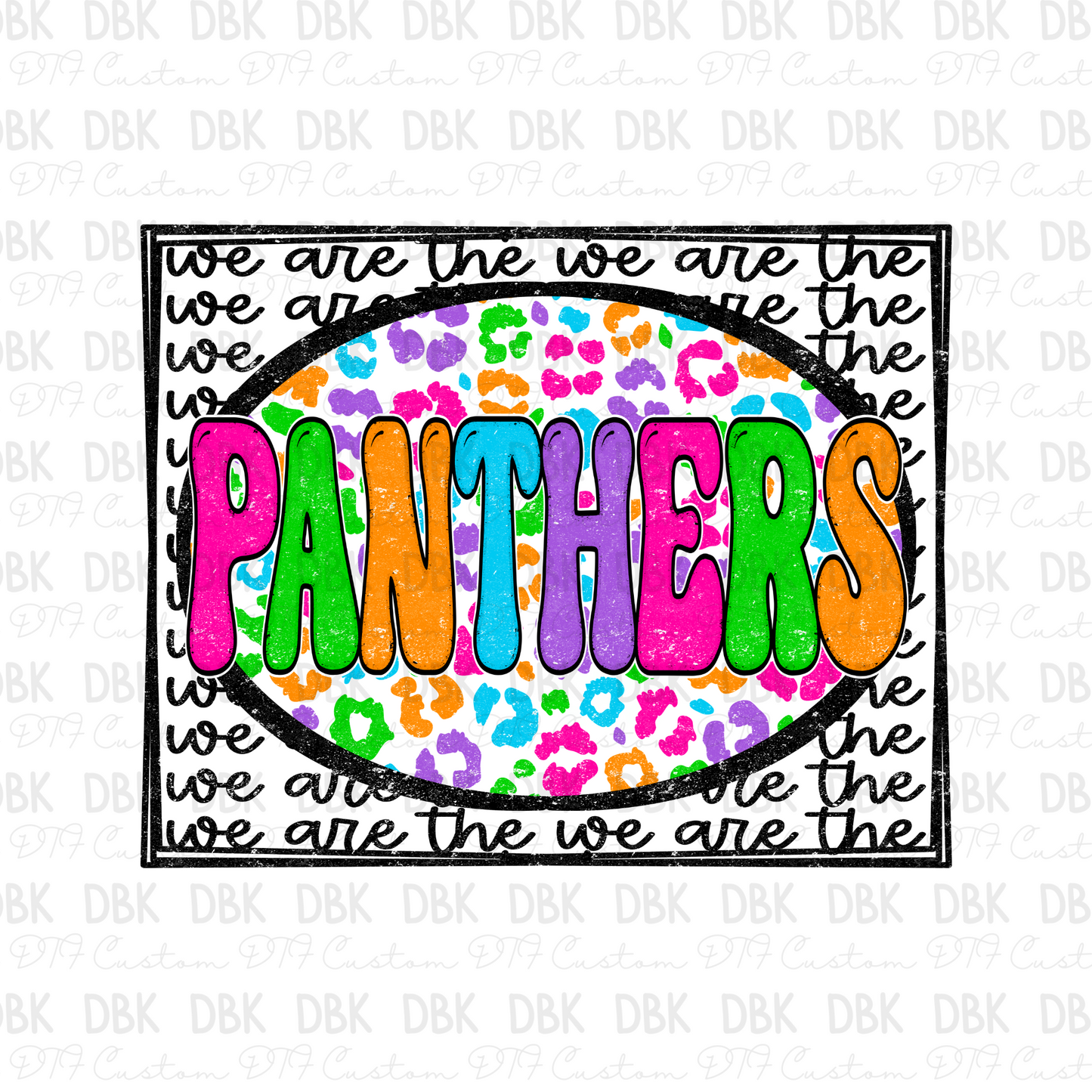 Panthers DTF Transfer