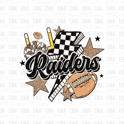 Raiders DTF Transfer M223