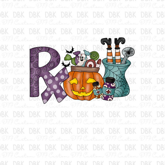 RX Halloween DTF transfer H110