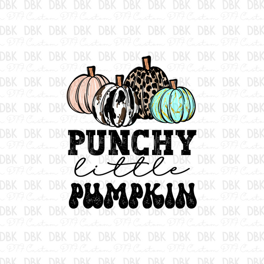 Punchy little Pumpkin DTF transfer K56