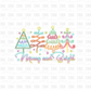 Merry and Bright DTF Transfer E150