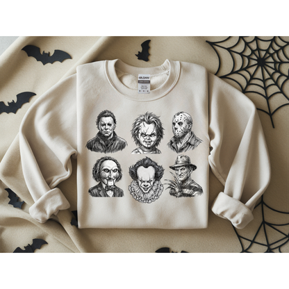 Halloween Characters DTF Transfer H364