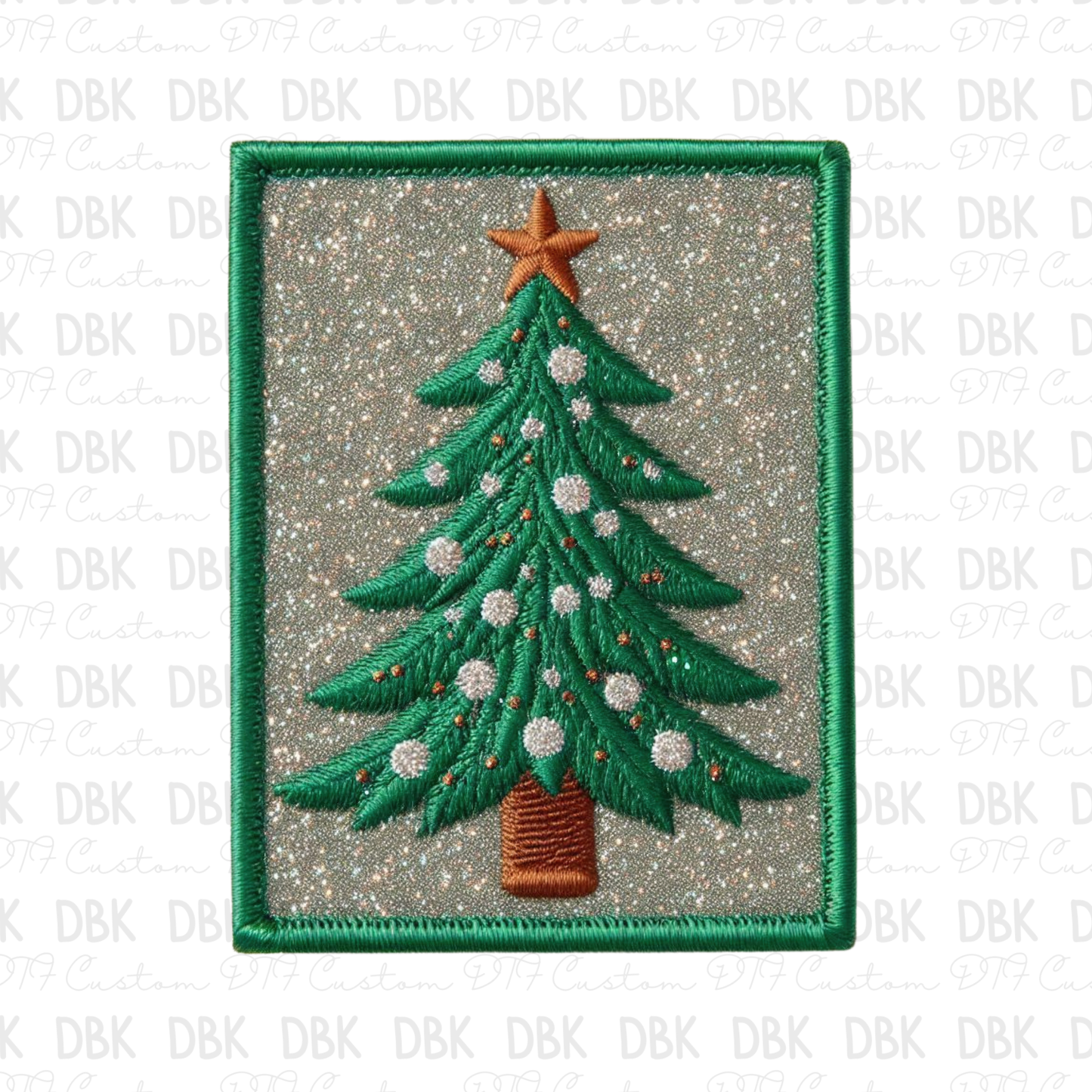 Christmas Tree DTF Transfer B248