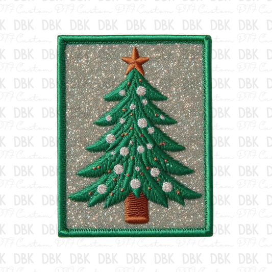 Christmas Tree DTF Transfer B248