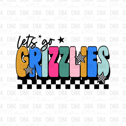 Grizzlies DTF Transfer