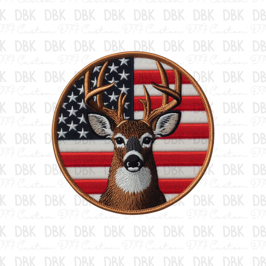 America Deer DTF transfer B290