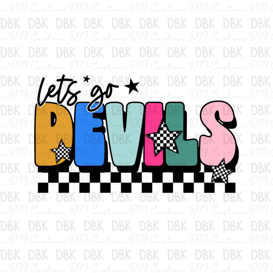 Devils DTF Transfer