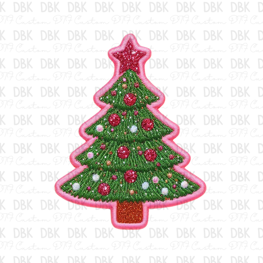 Christmas Tree DTF Transfer B241