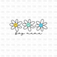 Boy Mama floral DTF transfer N120