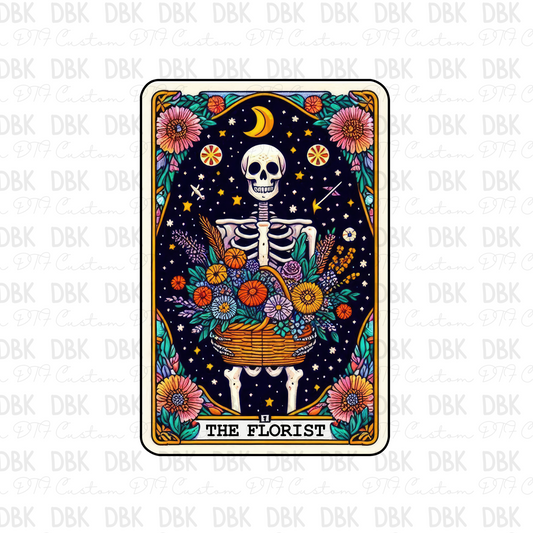 The florist tarot card DTF transfer