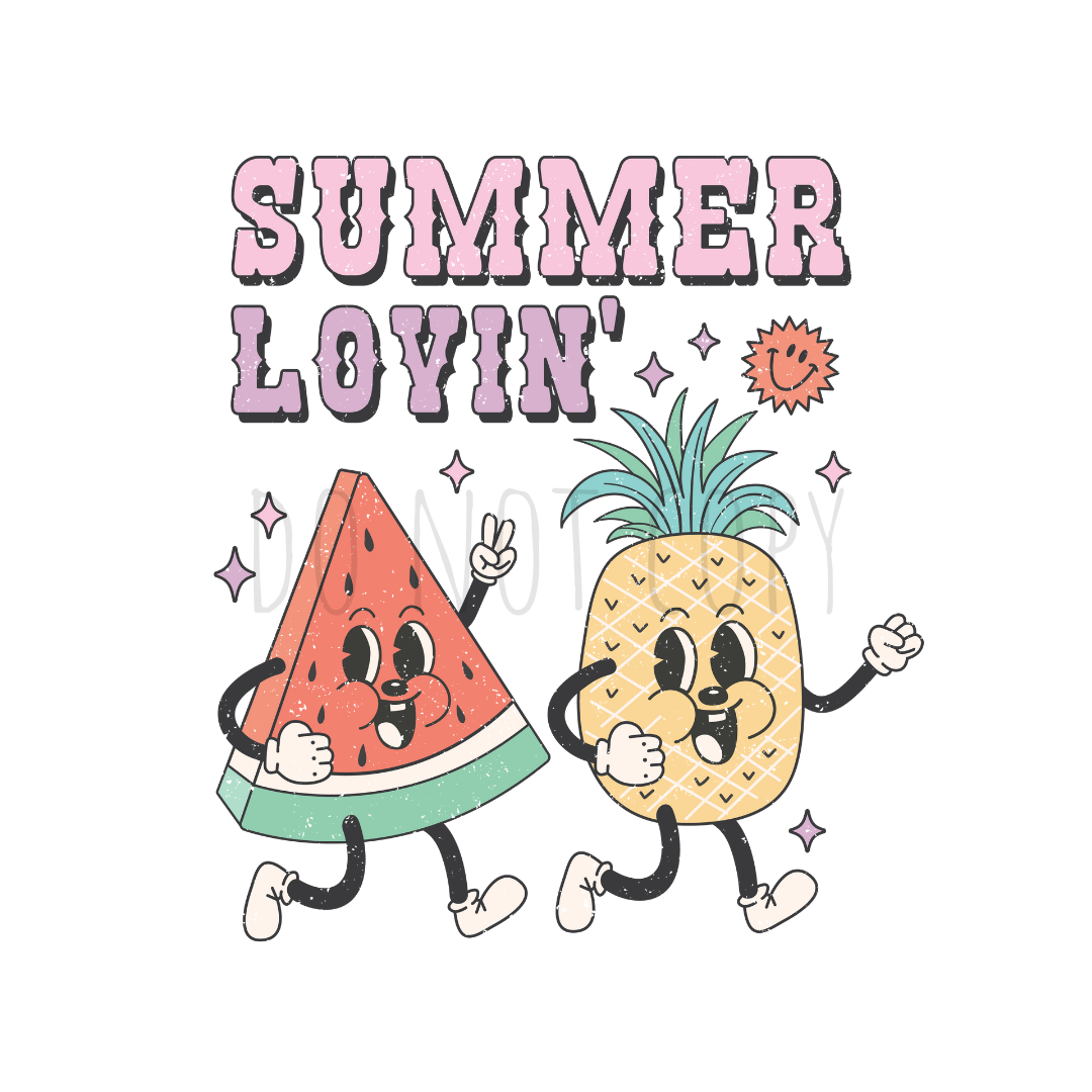 Summer lovin' fruit DTF transfer S21