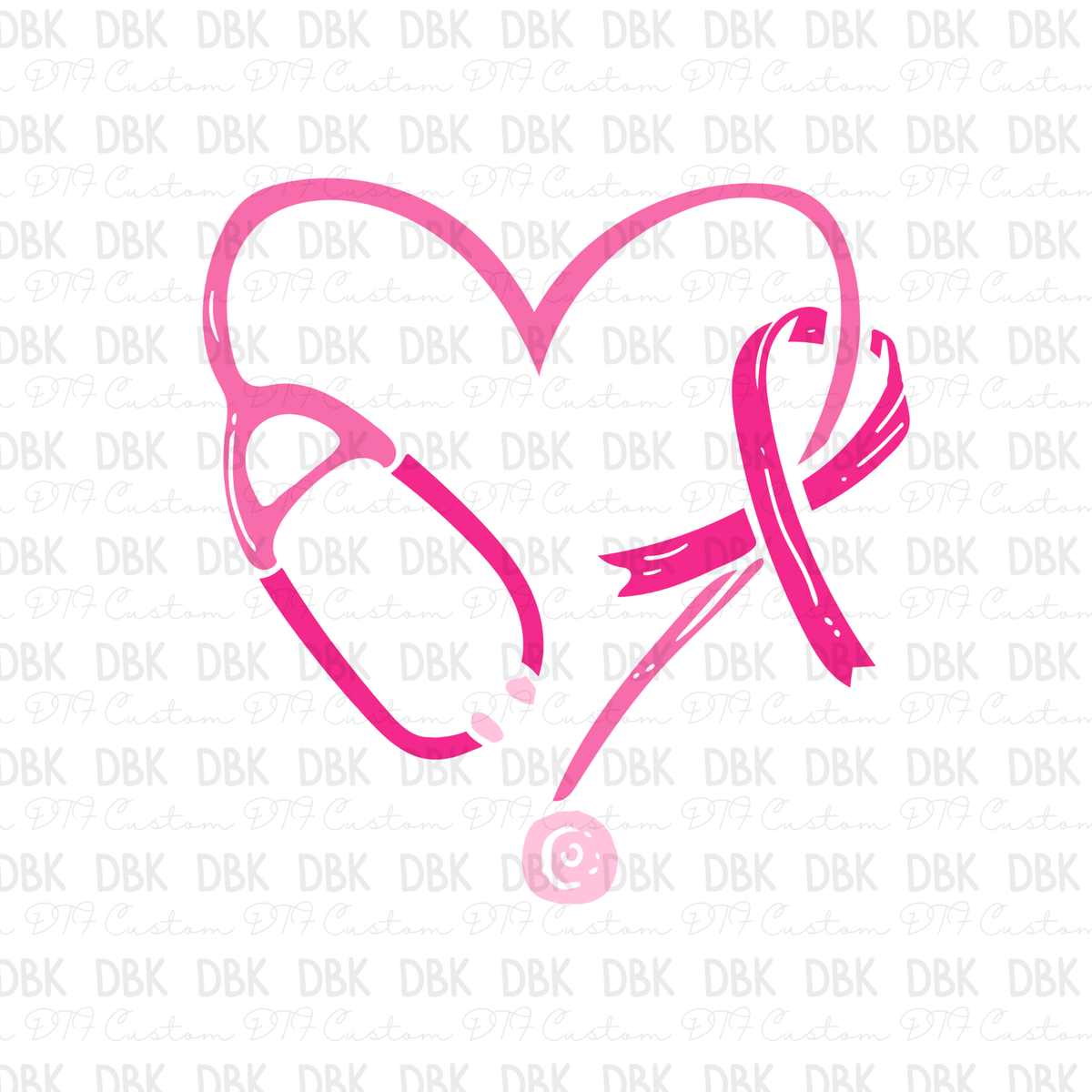 Nursing pink out DTF Transfer L44