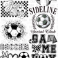 Soccer Pre-Made Gang Sheet P138