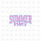 Summer Vibes DTF Transfer