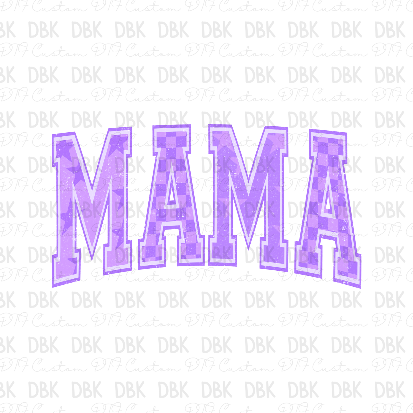 Purple Mama DTF Transfer
