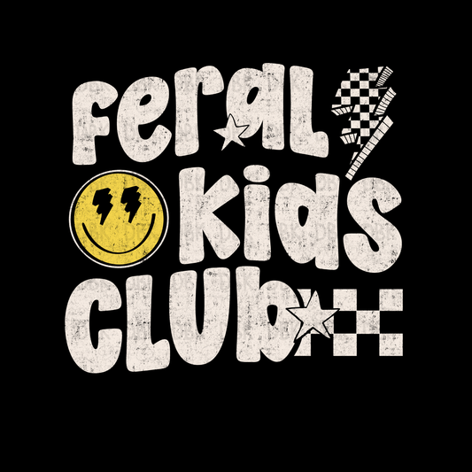 Feral Kids Club DTF Transfer