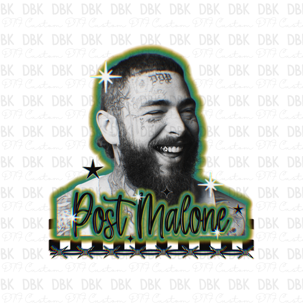 Airbrushed DTF Transfer #13