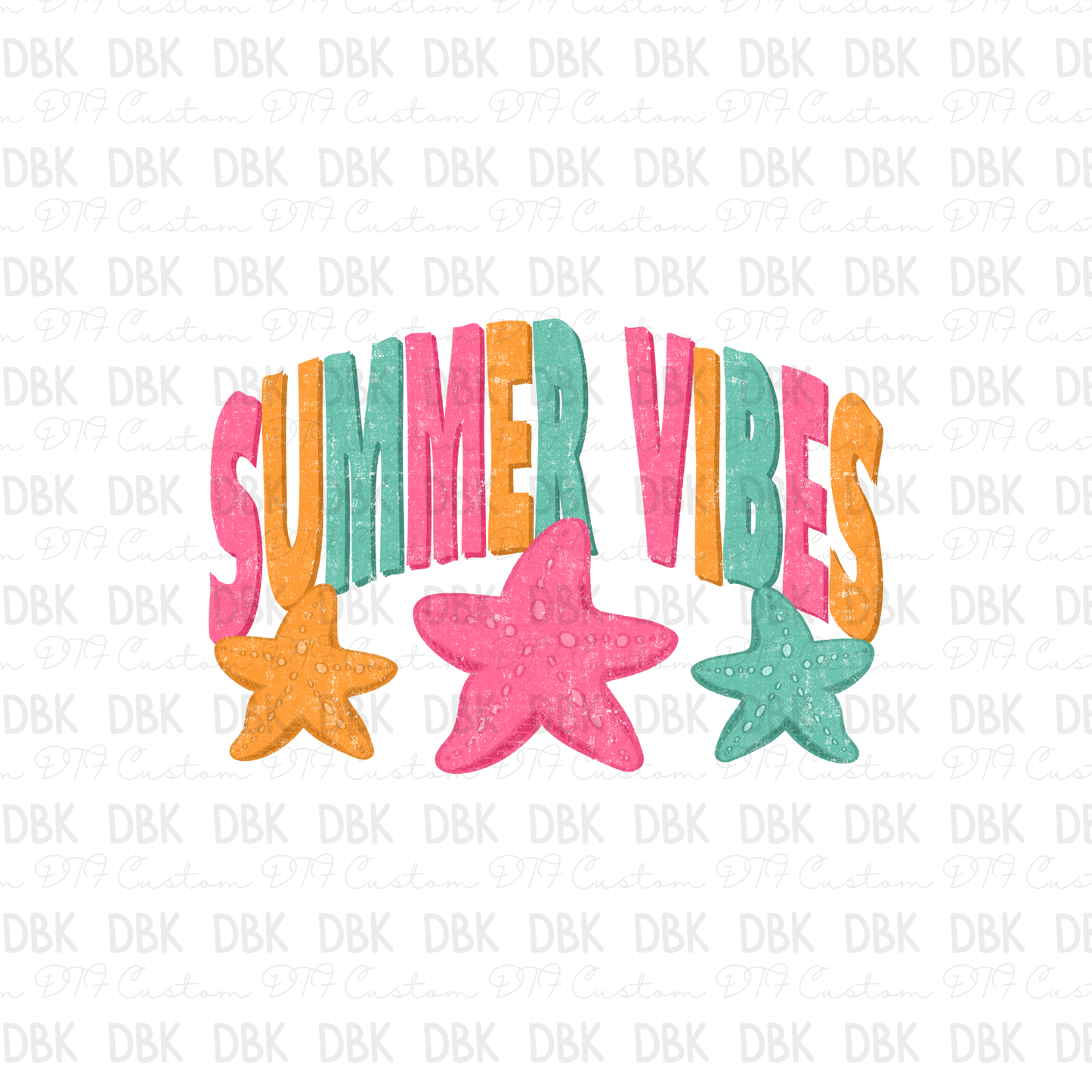 Summer Vibes DTF Transfer