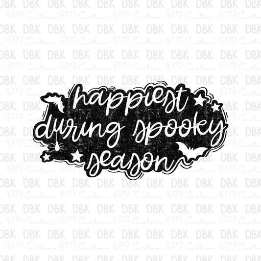 Happiest during spooky season DTF Transfer H340