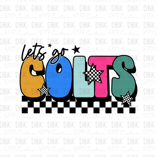 Colts DTF Transfer