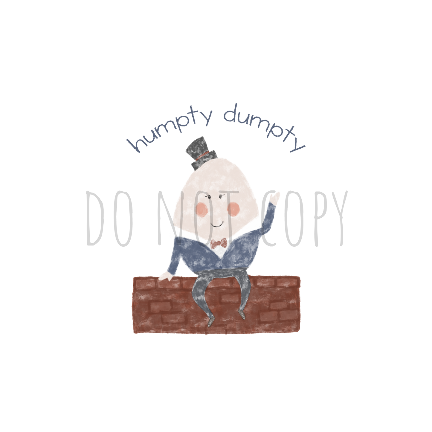 Humpty Dumpty DTF transfer