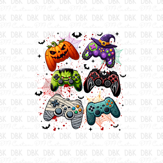 Halloween controllers DTF transfer