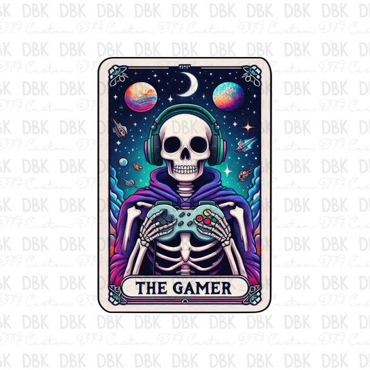 The gamer tarot card DTF transfer