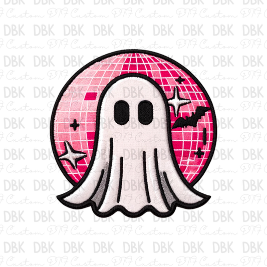 Disco Ghost DTF transfer B108