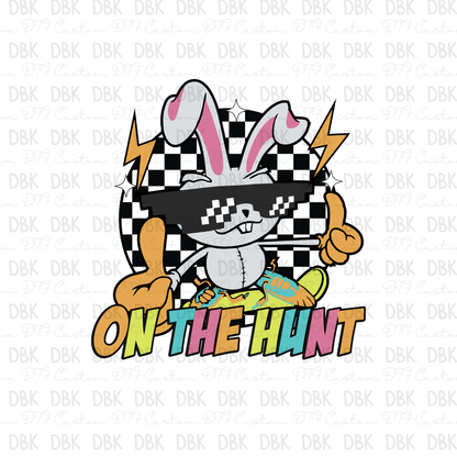 On the Hunt DTF transfer W26