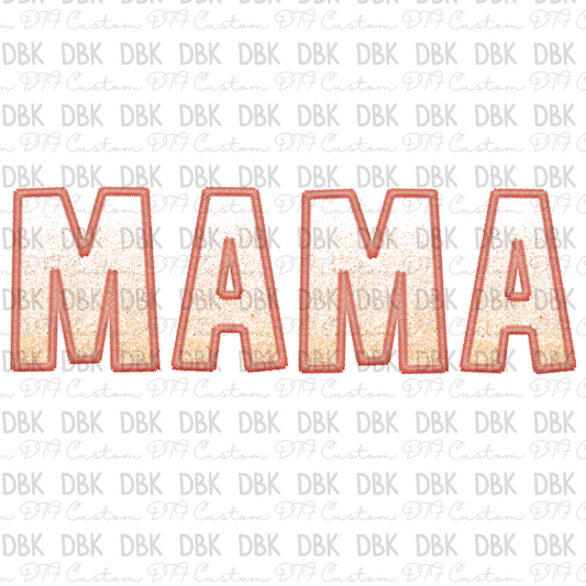 MAMA Pink Ombre DTF transfer