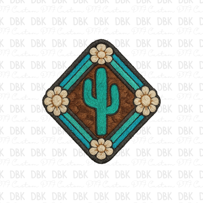 Cactus DTF transfer B383