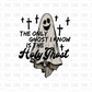 The only ghost I know is the holy ghost DTF Transfer H307