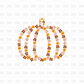 Floral Pumpkin DTF Transfer FS8