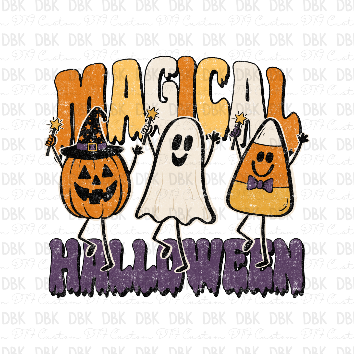 Magical Halloween DTF Transfer H341