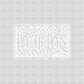 Indians DTF transfer WHITE M149
