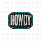 Howdy DTF transfer B387
