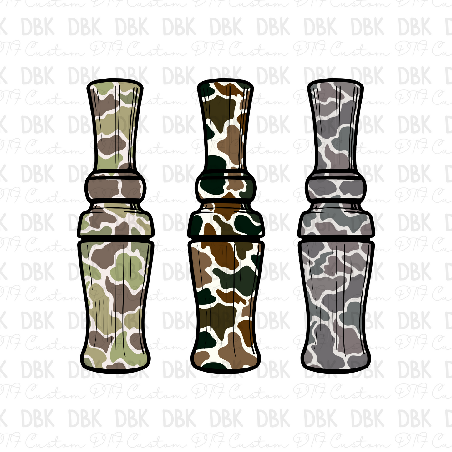 Duck calls DTF Transfer