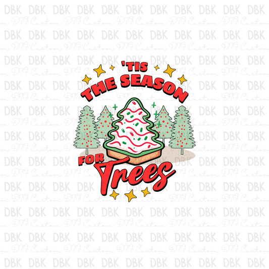 'Tis the Season for trees DTF transfer